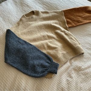 TWOTHIRDS Color Block “Olib” Sweater
